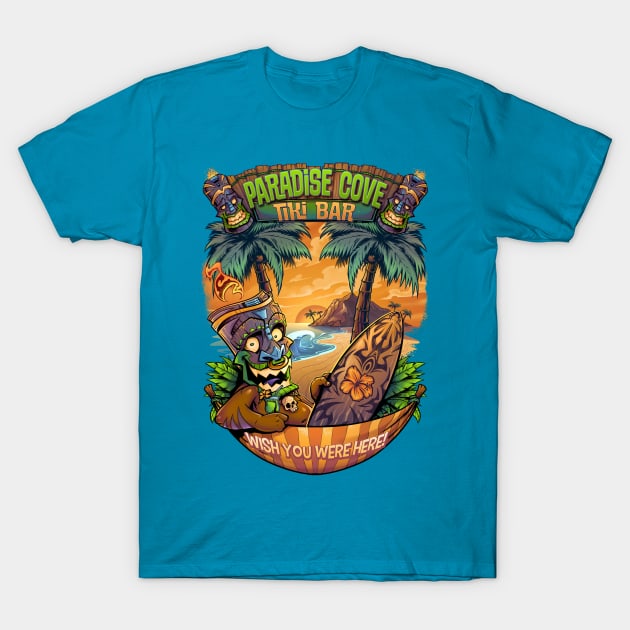 Tiki Man T-Shirt by FlylandDesigns